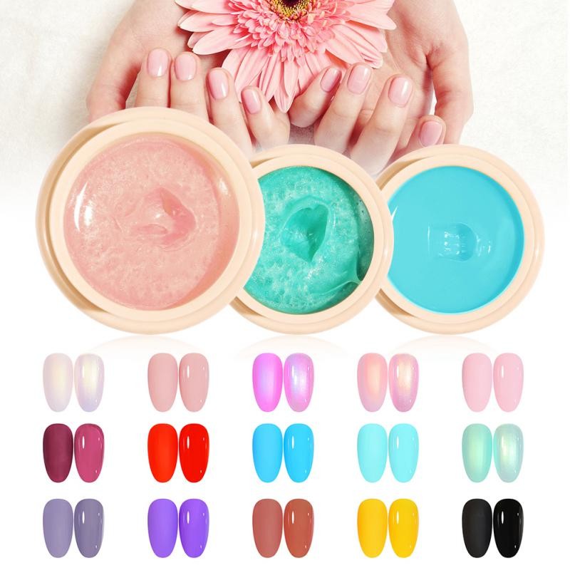 22 Colors Solid Nail Gel Polish Japan Canned Phototherapy Gel Color UV Gel Soak Nail Nail Stickers Nail Gel