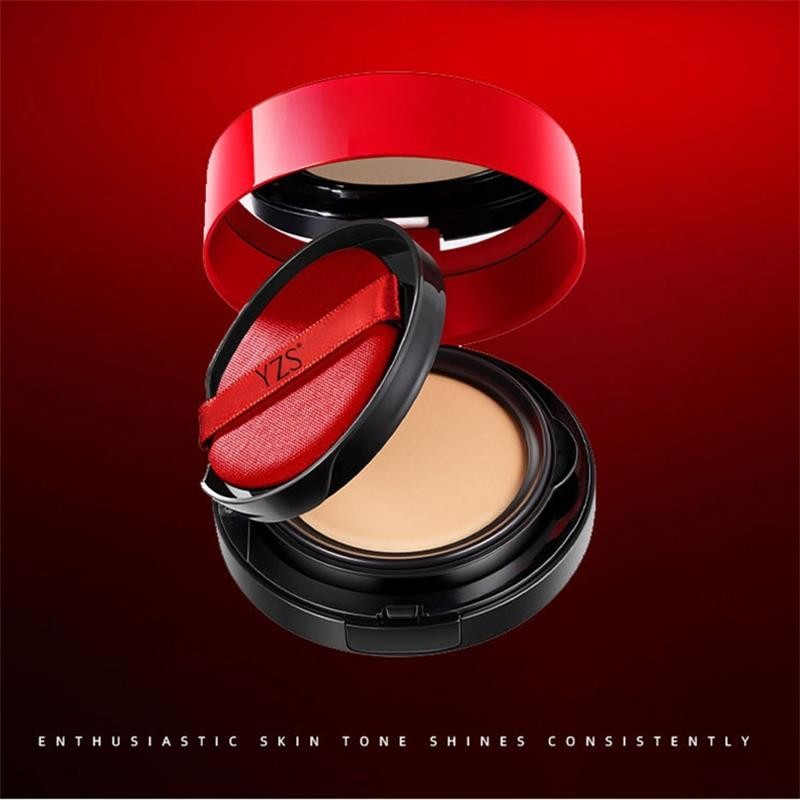 2 in 1 Air Cushion Makeup Pressed Powder Foundation Set Double Layer Whitening BB CC Cream Long Lasting Oil Control Face Makeup