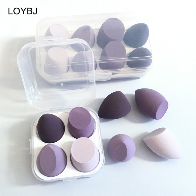 Loebig Cosmetic Puff Set Beauty Egg Blender Smooth Makeup Sponge Powder Foundation Liquid Concealer Cream Women Face Makeup Tool