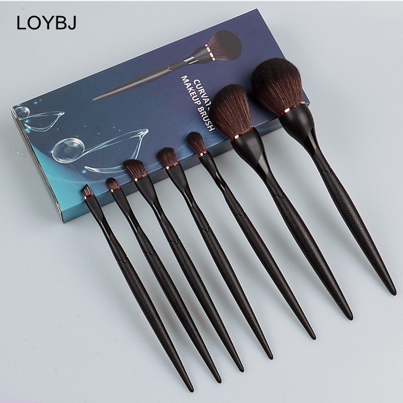 WYG BEAUTY Cosmetic Brushes Set Powder Foundation Blush Brushes Contour Eyebrows Eyeshadow Concealer Cosmetic Blending Brush Makeup