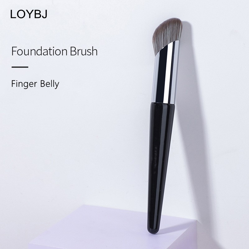 LOYBJ 1pcs Finger Belly Foundation Makeup Brushes Cosmetic Powder Liquid Foundation Concealer Cream Bevel Head Make Up Brush