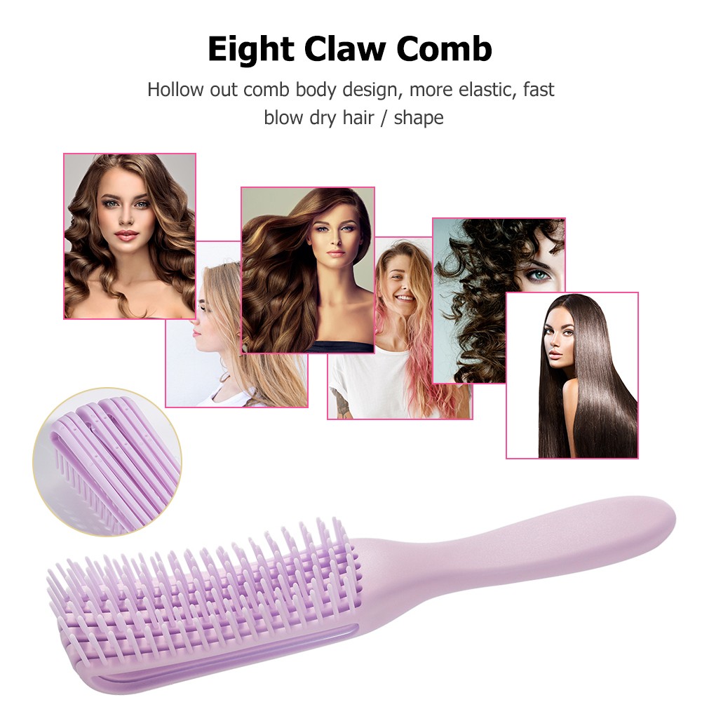 Hair Brush Detangling Hair Scalp Massage Comb Detangling Hairbrush For Curly Hair Brush Detangler Hairbrush Women Men Salon