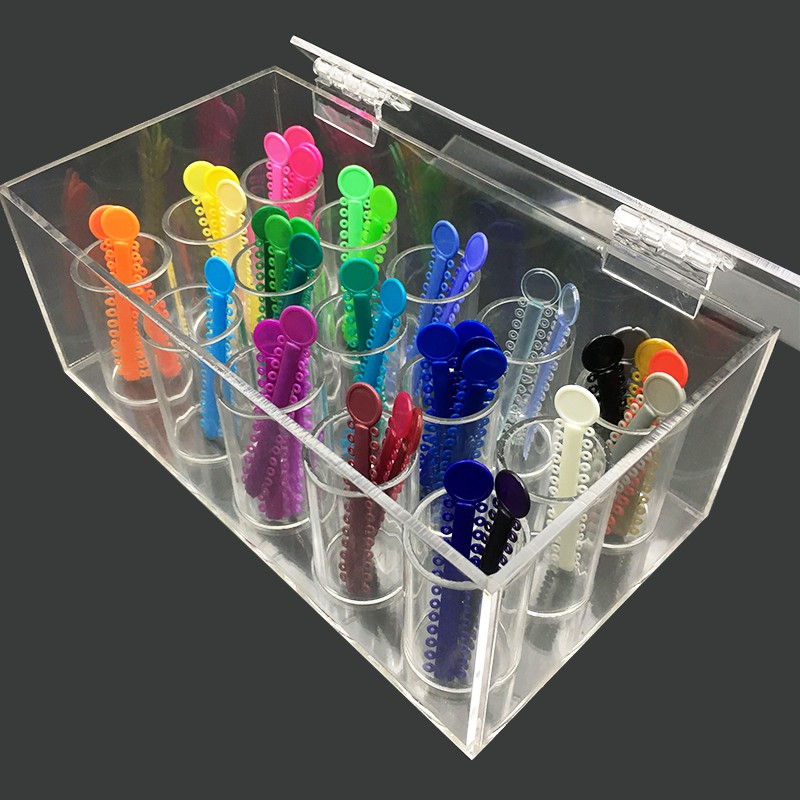 1pc Orthodontic Ligature Ties Holder Box Multifunctional Dental Organizer For Dentist