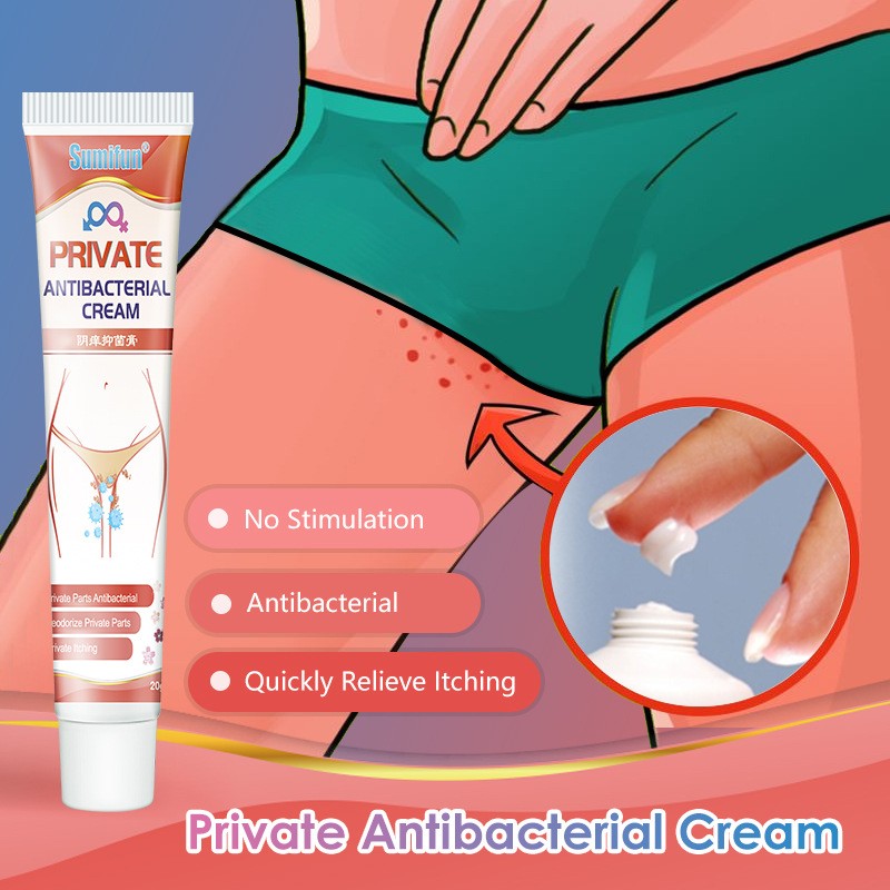 Antibacterial ointment eliminates peculiar smell itching vulvar dermatitis genital itching thigh itching special herbal flat cream