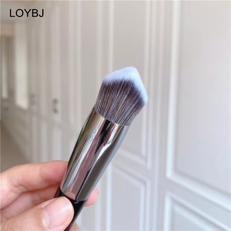 LOUBIG Multifunctional Makeup Brush 2 Slanted Cosmetic Liquid Foundation Concealer Contour Brushes Face Makeup Tools