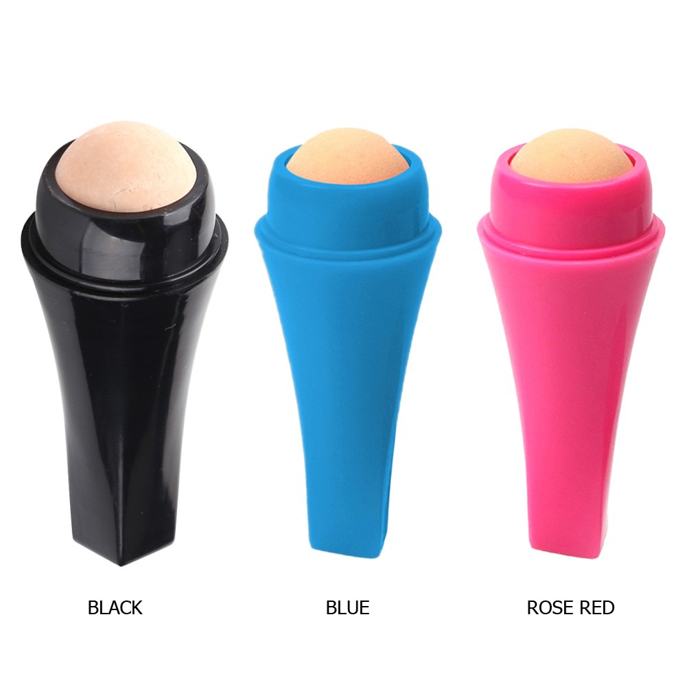 Facial oil absorption roller multifunctional facial T-zone volcanic stone household skin care accessories supplies tool