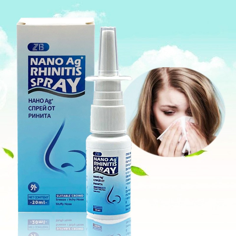 3pcs ZB Newest Powerful Nasal Spray Treatment Chronic Allergic Rhinitis Cure Sinusitis Medical Herb Plaster Nose Care 20ml