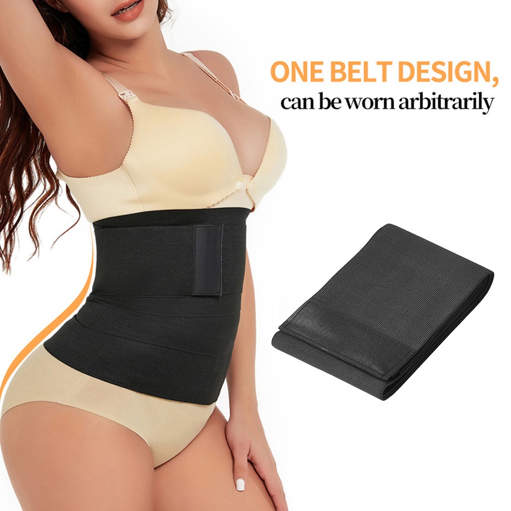 Elastic Women Slimming Belly Wrap Bandage Resistance Bands Waist Trainer Body Belt Modeling Trimmer Belt Gym Accessories