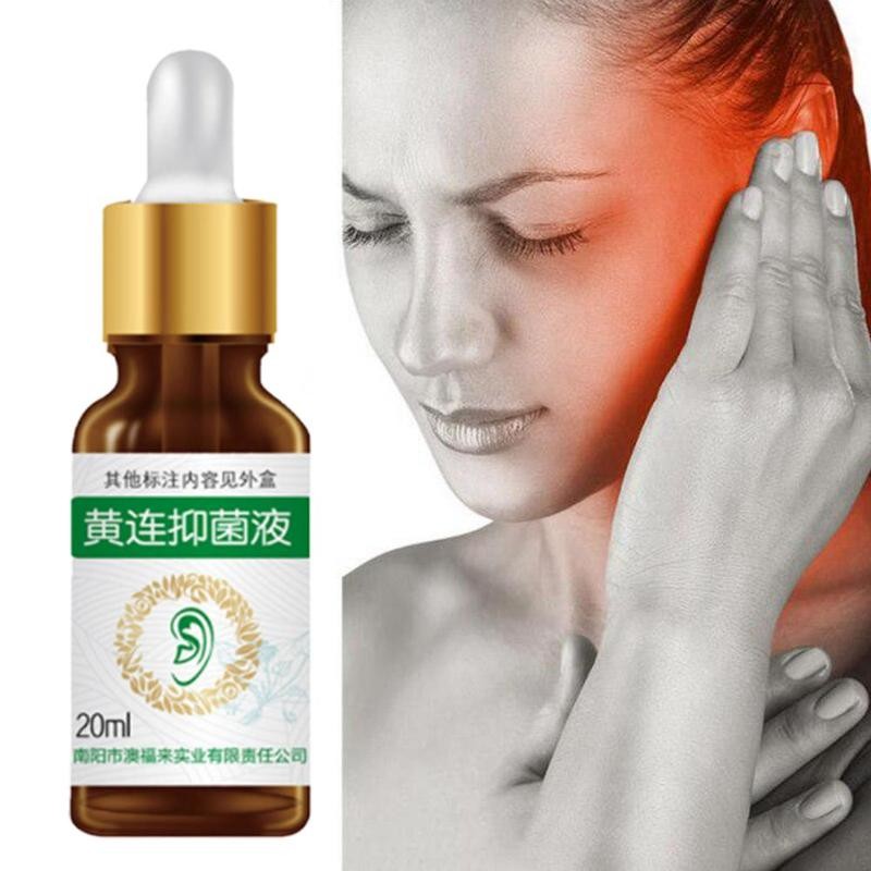 20ml Ear Acute Otitis Drops For Ear Ear Inflammation Deaf Health Care Chinese Herbal Medicine Ear Liquid