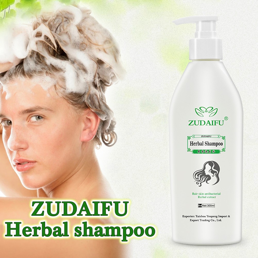 Zudaifu Dandruff Treatment Shampoo Treatment Anti Dandruff Seborrheic Dermatitis Shampoo Relieve Loss Itching Cools the Scalp