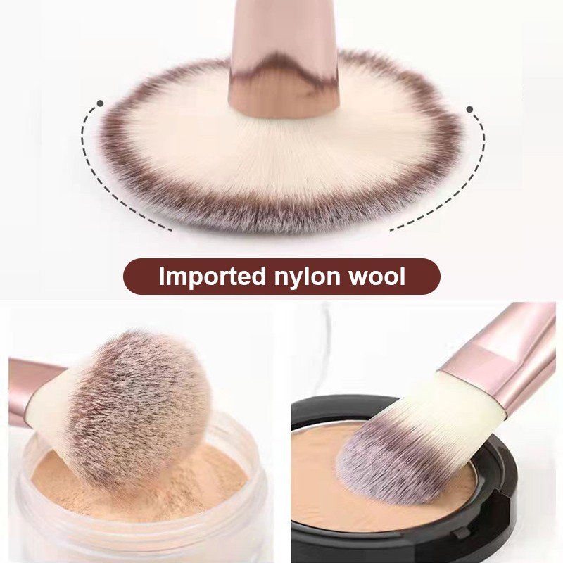 Hot Champagne Makeup Brushes Set for Cosmetics Foundation Powder Blush Eyeshadow Kabuki Blending Face Beauty Makeup Tool