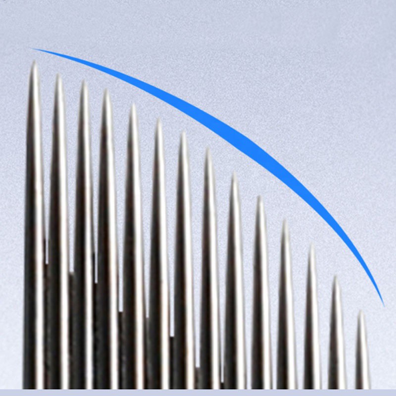 500pcs Nano Agulhas Lamina Needles 0.18mm Para Microblading Tattoo Blade Multi 12 Flex U Shape For Manual Eyebrow Pen Tebori