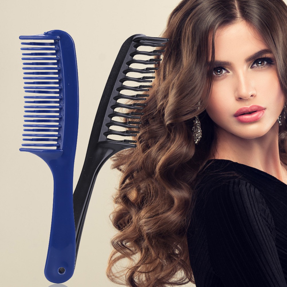 Anti-static Comb Hair Styling Comb Two Rows Hair Care Tools Salon Hair Styling Detangling Detangling Comb