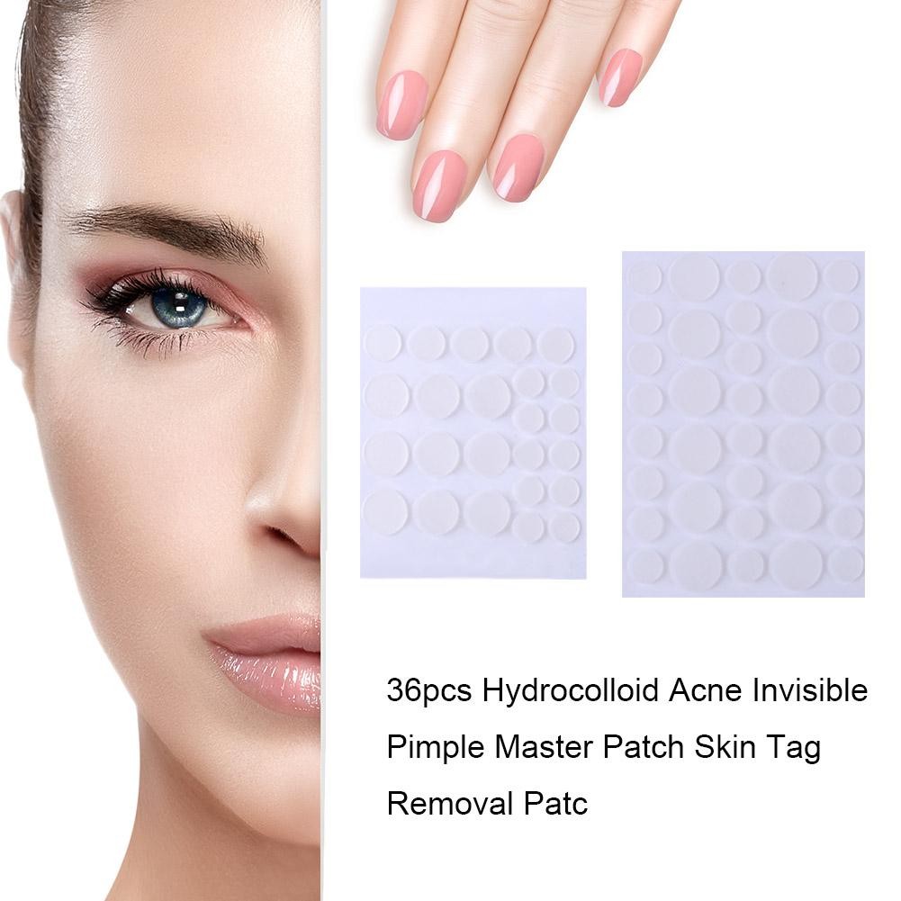 24/36pcs Invisible Hydrocolloid Acne Patch Pimple Blemish Removal Stickers Breathable Pimple Blemish Removal Sticker Face Care