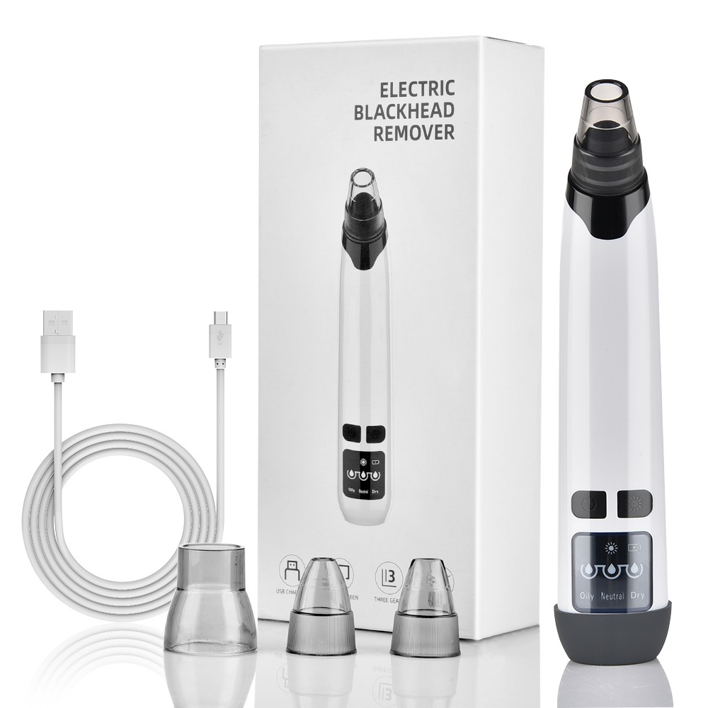 Electric Blackhead Remover Acne Point Vacuum Cleaner USB Set Pore Cleaner Acne Pimple Extraction Tool