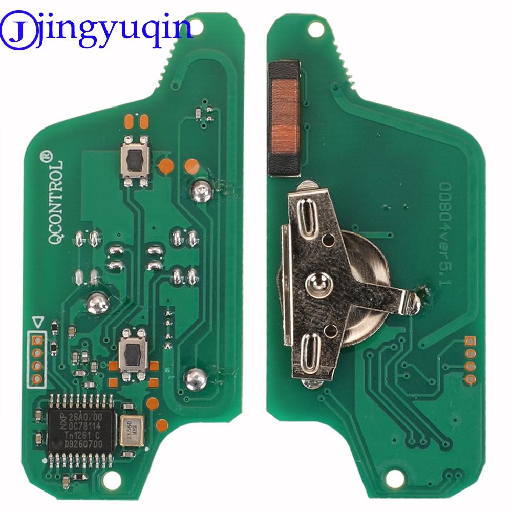 jingyuqin Remote ASK/FSK Key Board For Peugeot 207 307 308 407 607 807 For Citroen C2 C3 C4 C5 C6 CE523 CE536 7941 7946 ID46