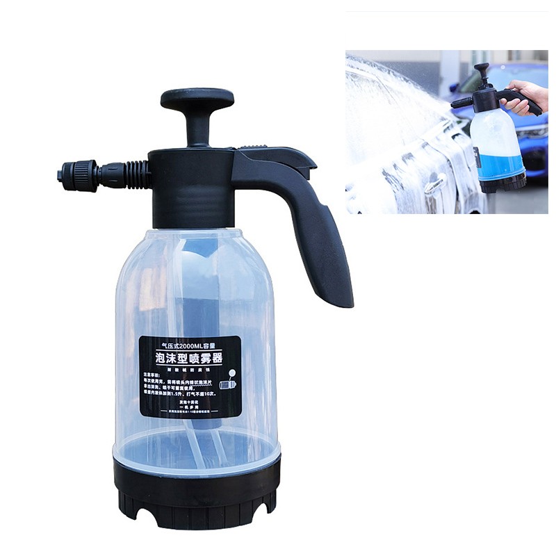 2L Foam Car Watering Washing Tool Car Washing Sprayer Foam Nozzle Garden Water Bottle Auto Spary Watering Can Car Cleaning Tools