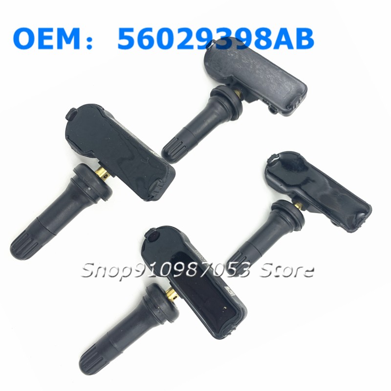 4pcs 433MHZ 56029398AB 56029398AA TPMS Tire Pressure Sensor For Chrysler For Jeep For Fiat For Dodge