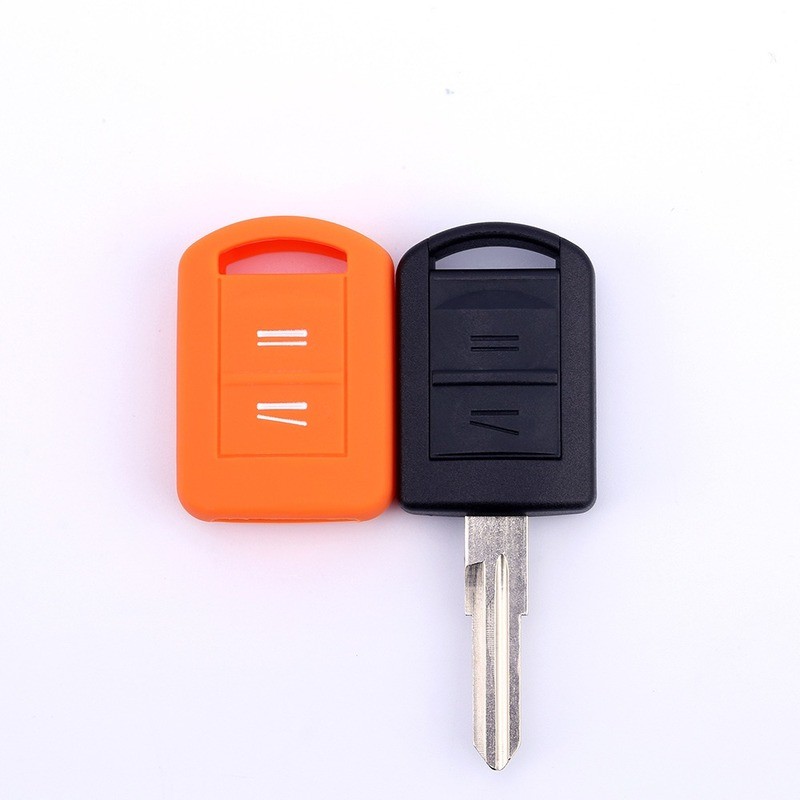 2 Buttons Silicone Car Key Cover Set Protection For Opel Vauxhall Corsa C Agila Meriva Combo Remote Key Fob