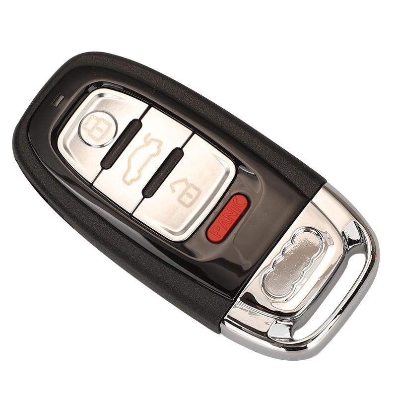 4 Button 315Mhz Remote Smart Car Key For Audi Q5 A4L A5 A6 A7 A8 RS4 RS5 S4 S5 Semi Keyless Entry Shiny Blade 8T0959754A