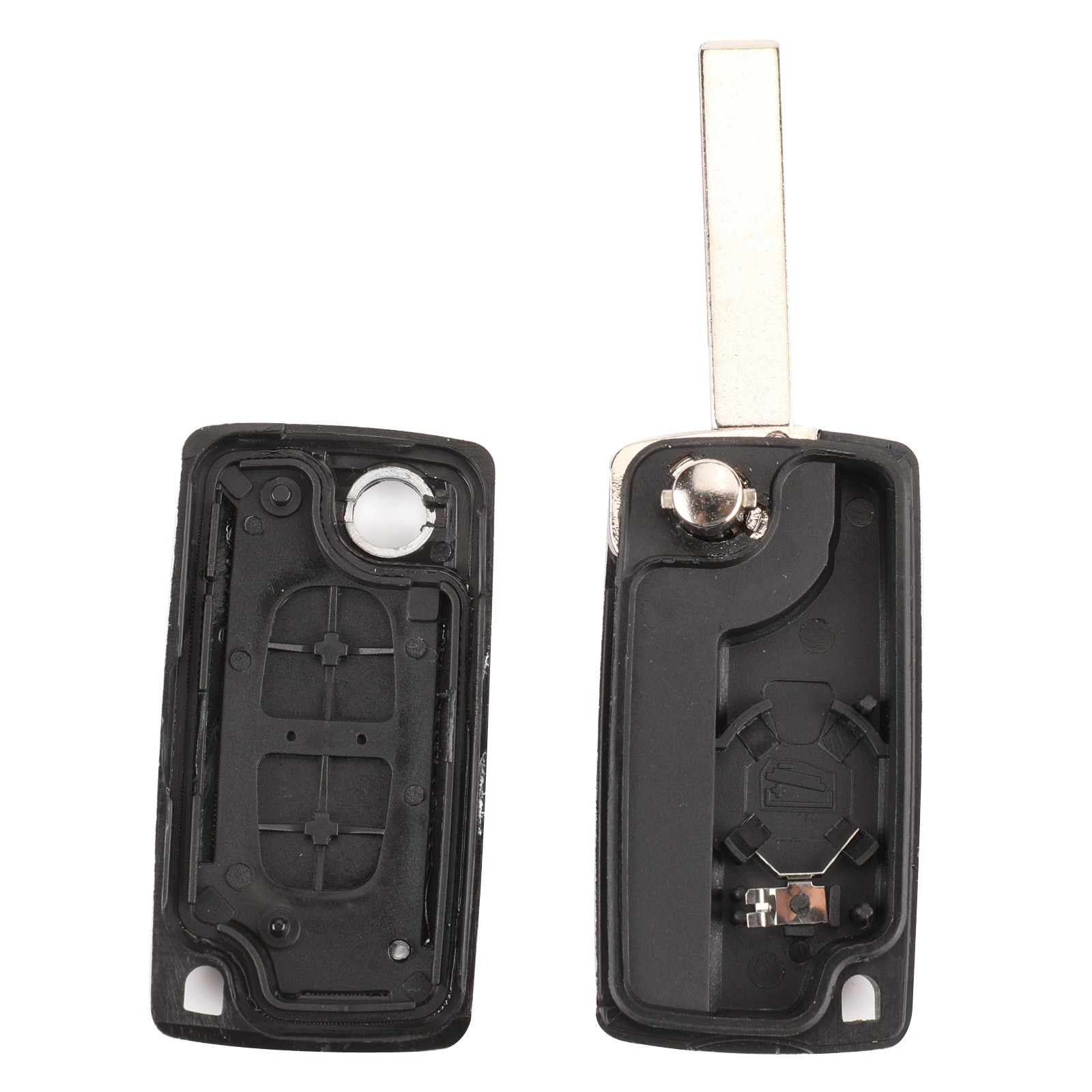 jingyuqin Flip Remote Car Key Shell For Peugeot 206 307 407 107 408 607 807 Citroen C2 C3 C4 C5 C6 C8 Xsara Picasso CE0523 / 0536