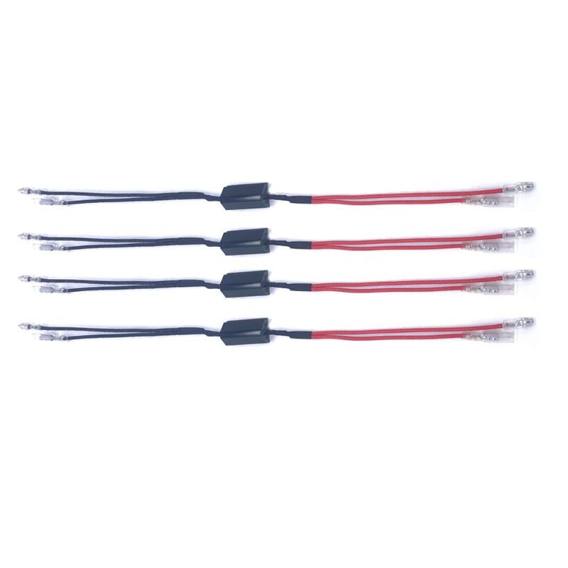 4pcs/set 10w 10ohm moto resistance power resistor load decoder resistor for LED signal light small turn flash repair kits