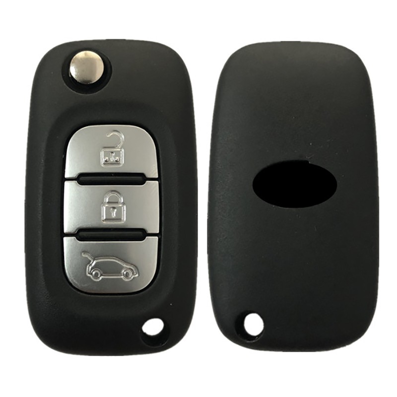 CN010054 Aftermarket Smart Remote Control Car Key Fob For Renault SM3 Fluence 3 Button Flip PCF7961 433mhz Fsk Without Logo