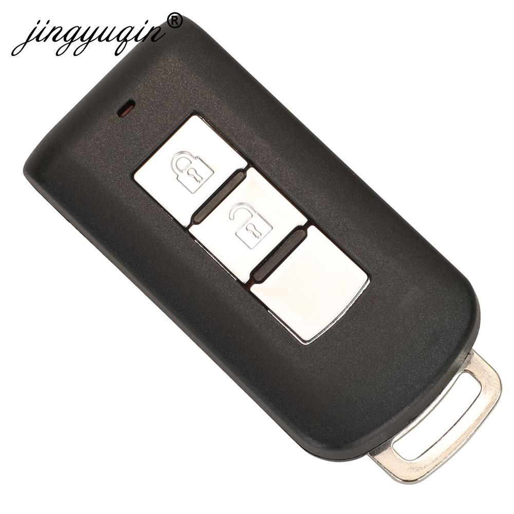 jingyuqin Smart Remote Key Fob 2BTN 433MHz ID46 ID47 For Mitsubishi Lancer Outlander ASX G8D-644M-KEY-E/Montero L200 GHR-M004