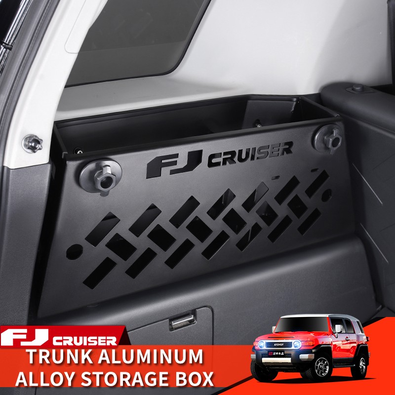 06-21 Year Toyota FJ Cruiser Accessories Modified Interior Trunk Aluminum Alloy Storage Box