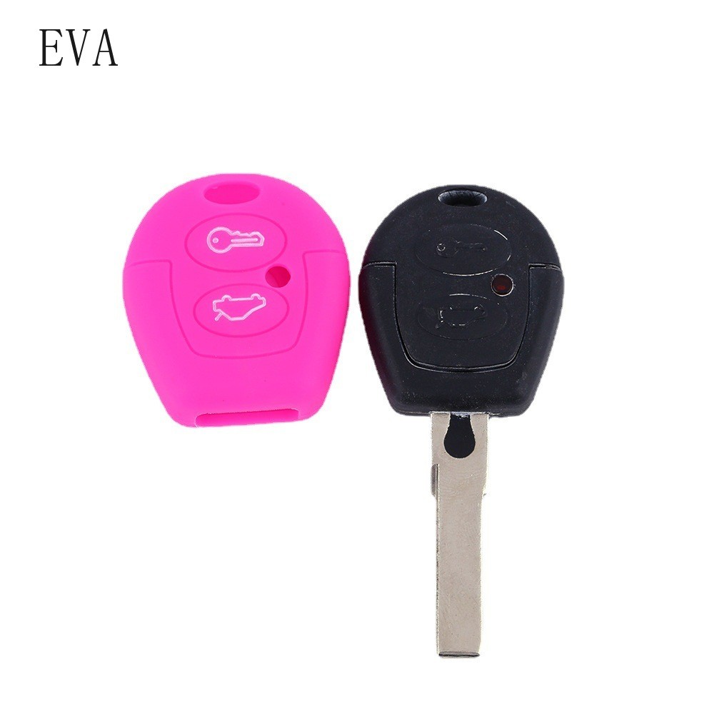 Silicone Smart Key Case Cover For Volkswagen Polo Golf Passat Bora Sharan Skoda Octavia Fabia Seat Corboda Leon Ibiza