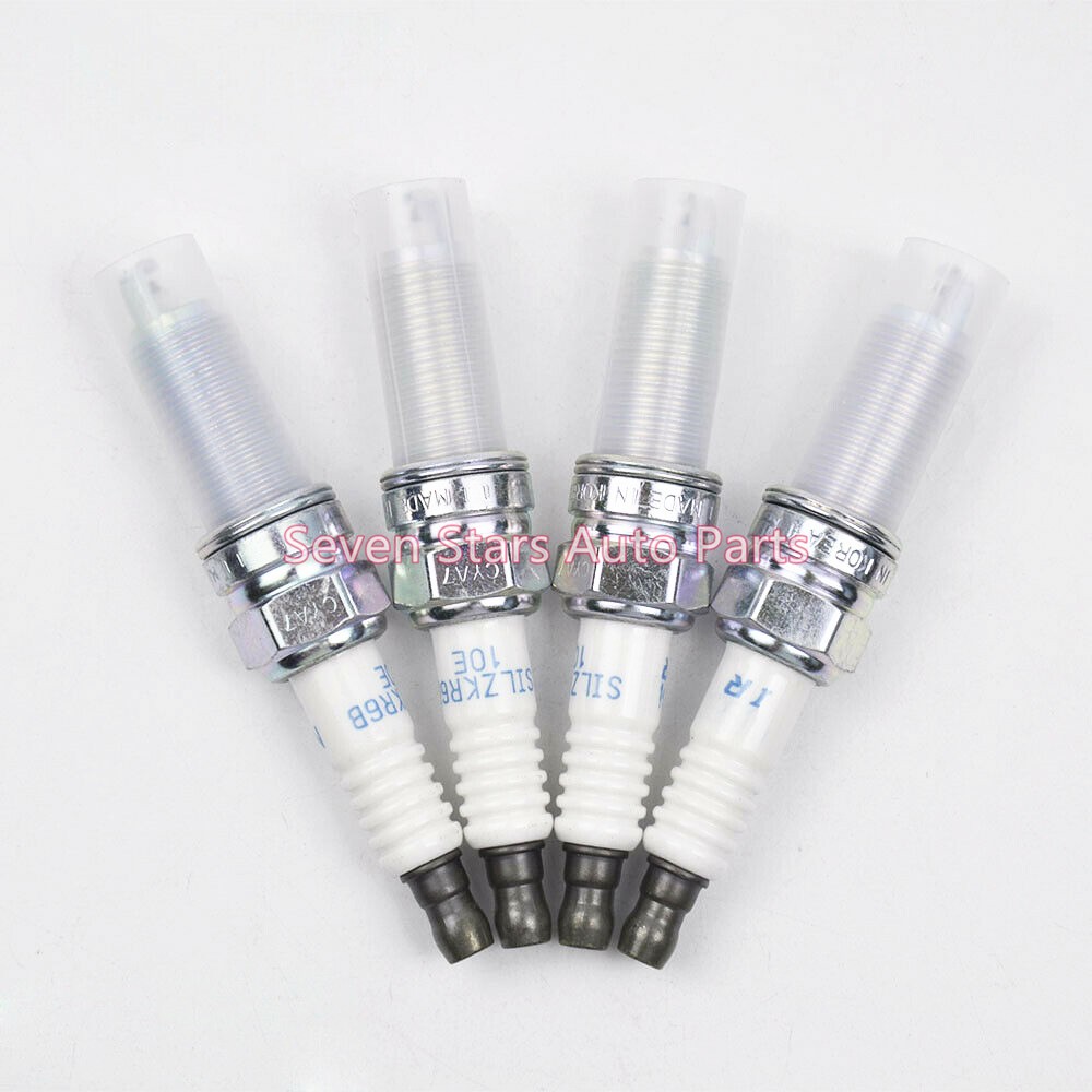 4pcs Iridium 18846-10060 1884610060 SILZKR6B10E Spark Plug For Hyundai Accent Kia Rio Soul 1.6