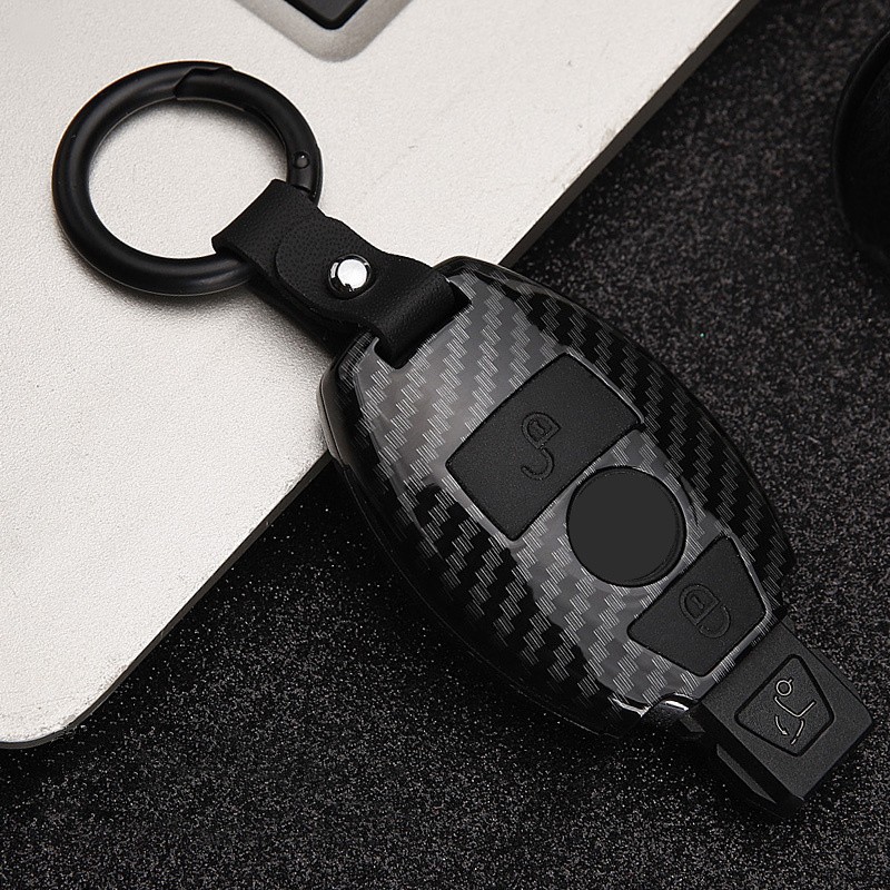 Car Key Case Cover Protector Covers Accessories For Mercedes Benz E C Class W204 W212 W176 GLC CLA GLA Car Styling