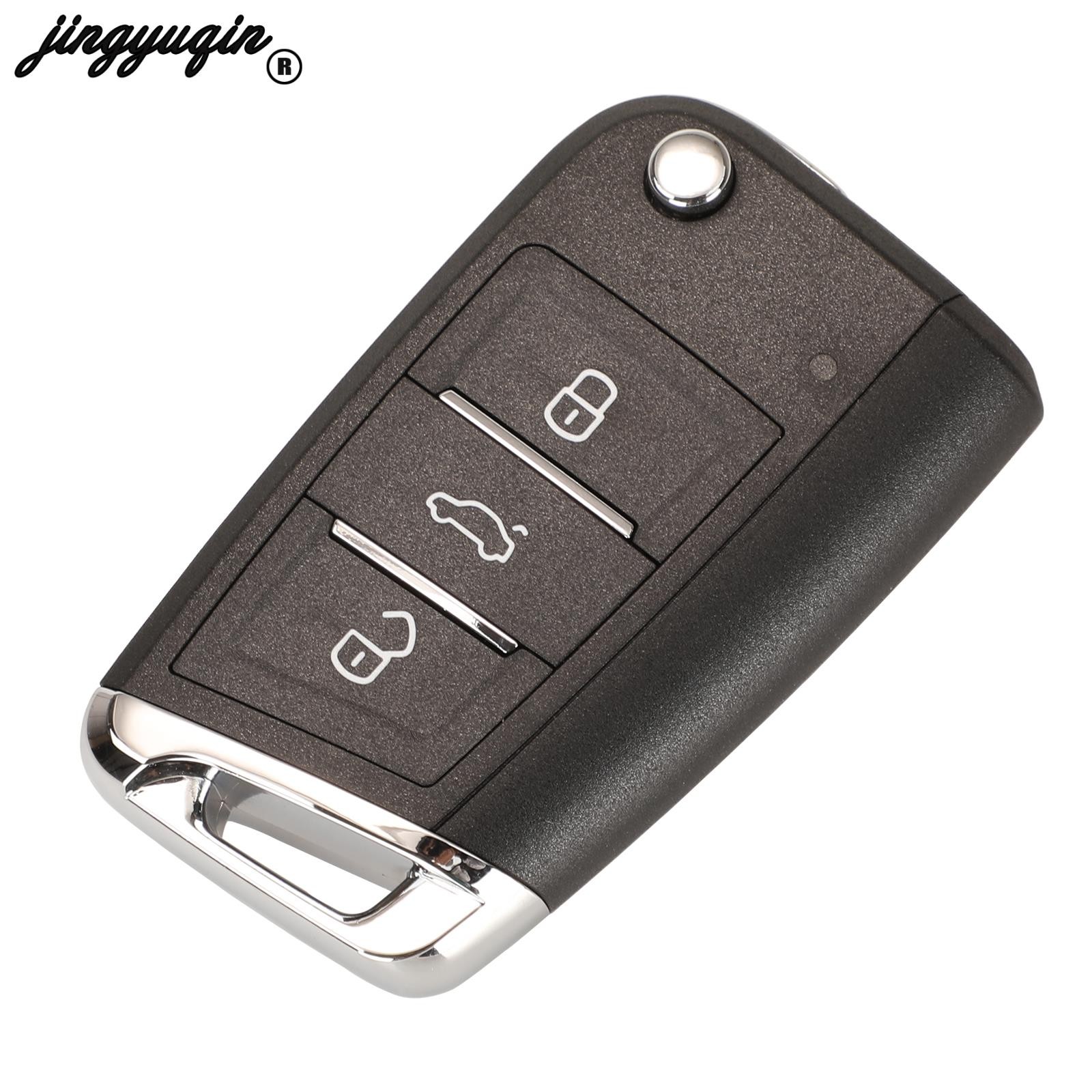 jingyuqin 3 Buttons Xhorse XSMQB1EN VVDI Super Smart Remote Car Key MQB Type Fob for VVDI Key Tool VVDI2 Tool English Version