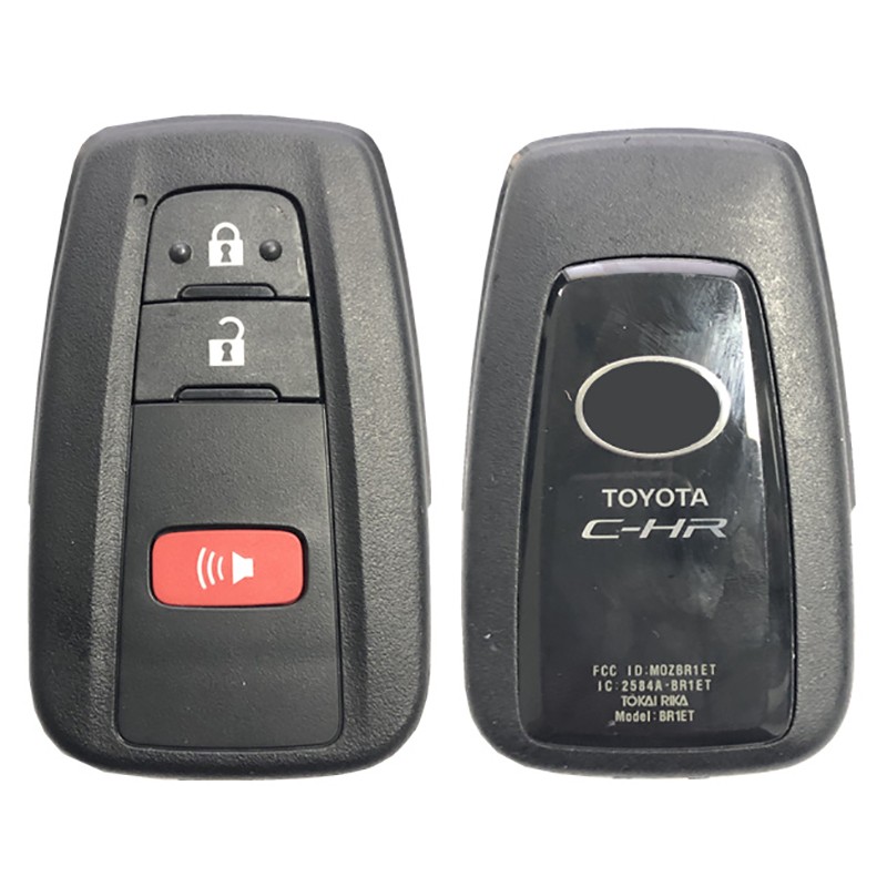 CN007181 Aftermarket 3 Buttons Smart Proximity Remote Key Fob With 314.3MHz 8A Chip For Toyota C-HR 2018 2019 FCC MOZBR1ET BR1ET