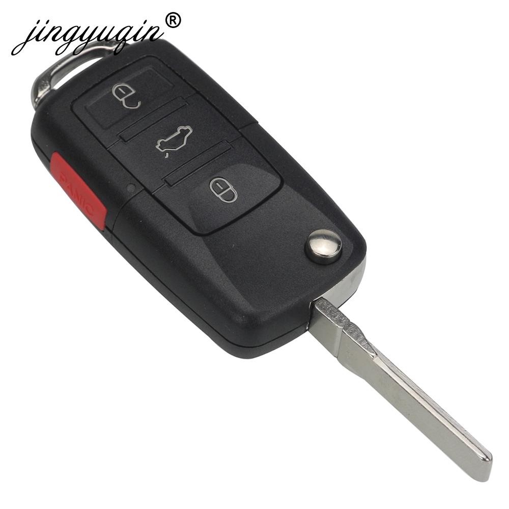 jingyuqin - Car Remote Key, 1J0959753AM Car Key for Volkswagen Beetle Golf Passat Jetta 315MHz ID48 1J0 959 753 AM 5FA008399-30 2000-2006 Key Fob