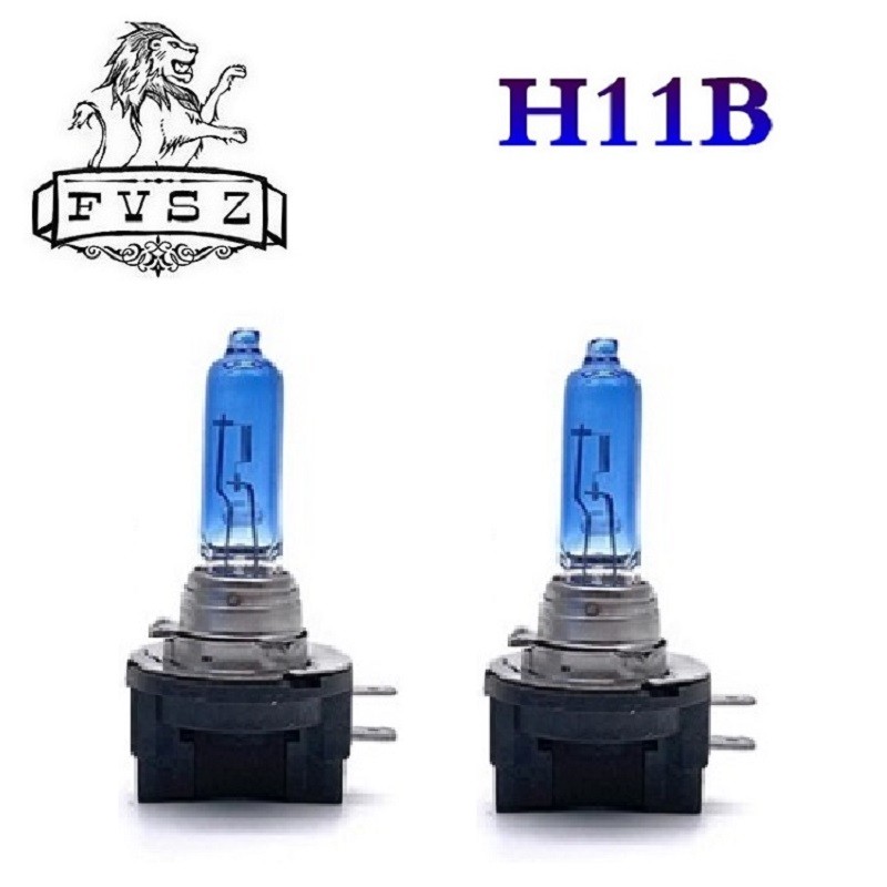 2pcs H11B 55W 5000K Car Headlight Bulb PgJy192 High Power Fog Light White Lamp Replacement