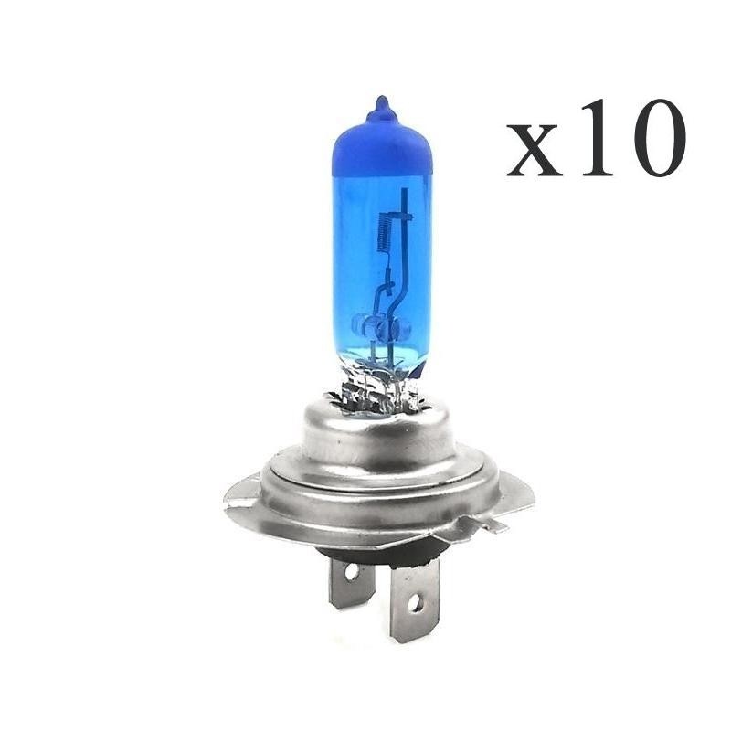 10pcs H7 12V 55W 5000K Car Halogen Headlight Bulbs Xenon Super White Lamp Light Auto Parts Replacement