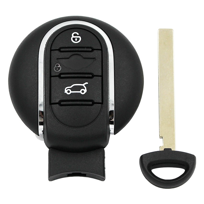 3/4 Buttons Smart Remote Car Key Shell Electronic Car Key Case Shell For BMW mini Cooper 2015 2016 2017 2018 With Emergency Key Blade