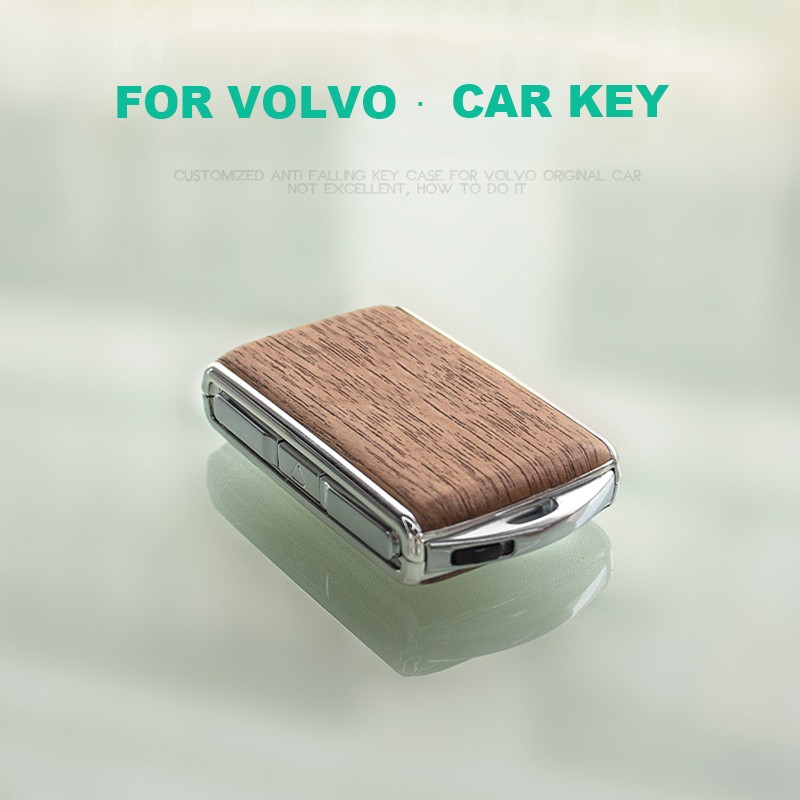 Car Accessories For Volvo Key Shell S90 V90 XC90 XC40 S60 XC60 V60 Leather Key Shell Modification Key Case Buckle Car Styling