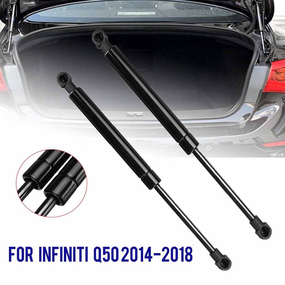 2pcs Car Gas Strut Bar Boot Spring Support Rear Trunk Lift Tailgate Rod Shocks For Infiniti Q50 2014-2018 PM3674 Car Accessories