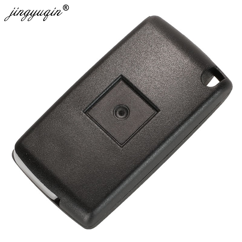 jingyuqin For Peugeot 4007 ET 4008 Citroen C-Crosser C4 Aircross 2 Button Flip Remote Key Case Cover Fob MIT-11R Blade CE1731