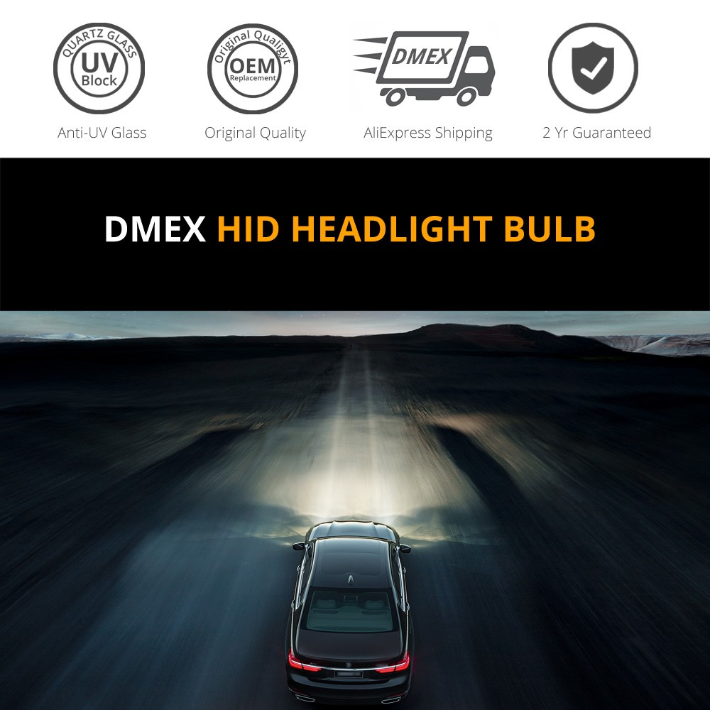 DMEX Upgrade OEM D3S Xenon HID Headlights 4300K ​​5500K 6000K 8000K 66340 42403 42302 PK32d-5 Headlamp Replacement