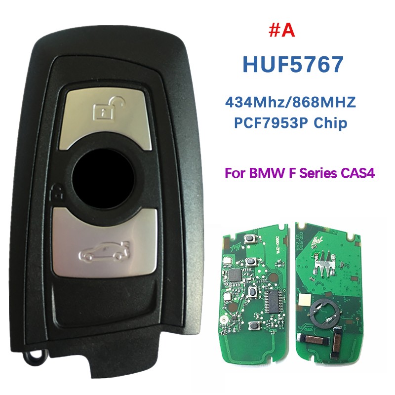 CN006103 Original 3 Button Smart Key PCB Board For BMW FAM/DBC Remote 434MHZ PCF7953 Hitag Pro Chip Keyless Go IDGNG1
