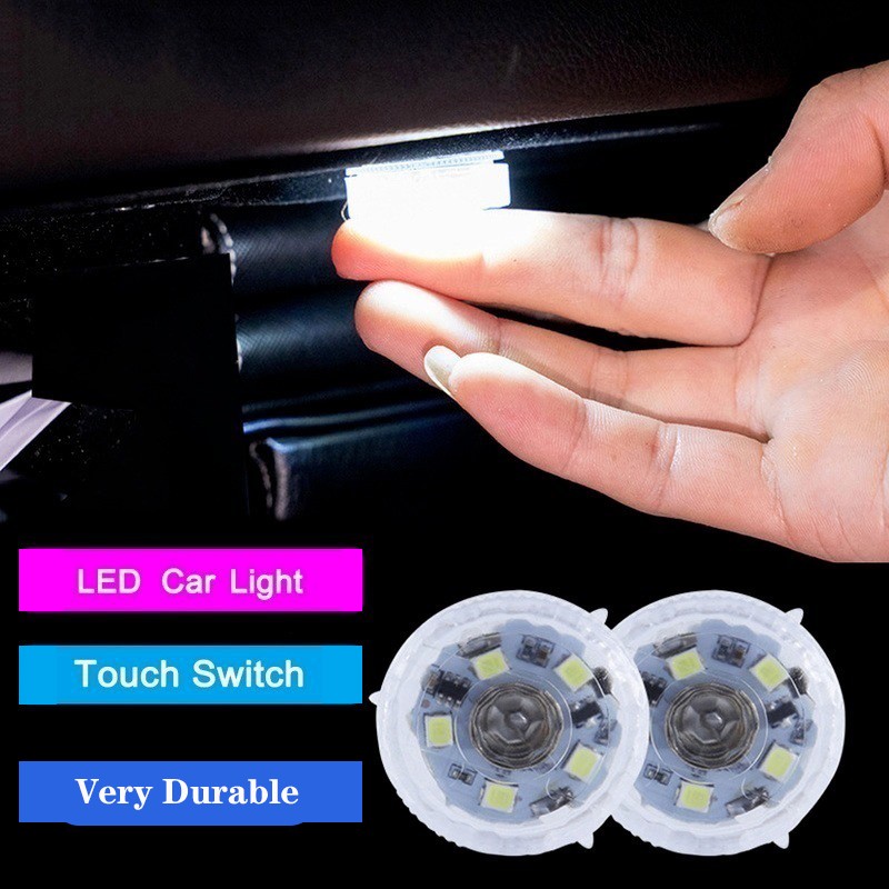 Mini Car Led Touch Switch Light Auto Wireless Ambient Lamp Reading Lamp LED Car Wireless Ambient Lamp Night Light Car Light