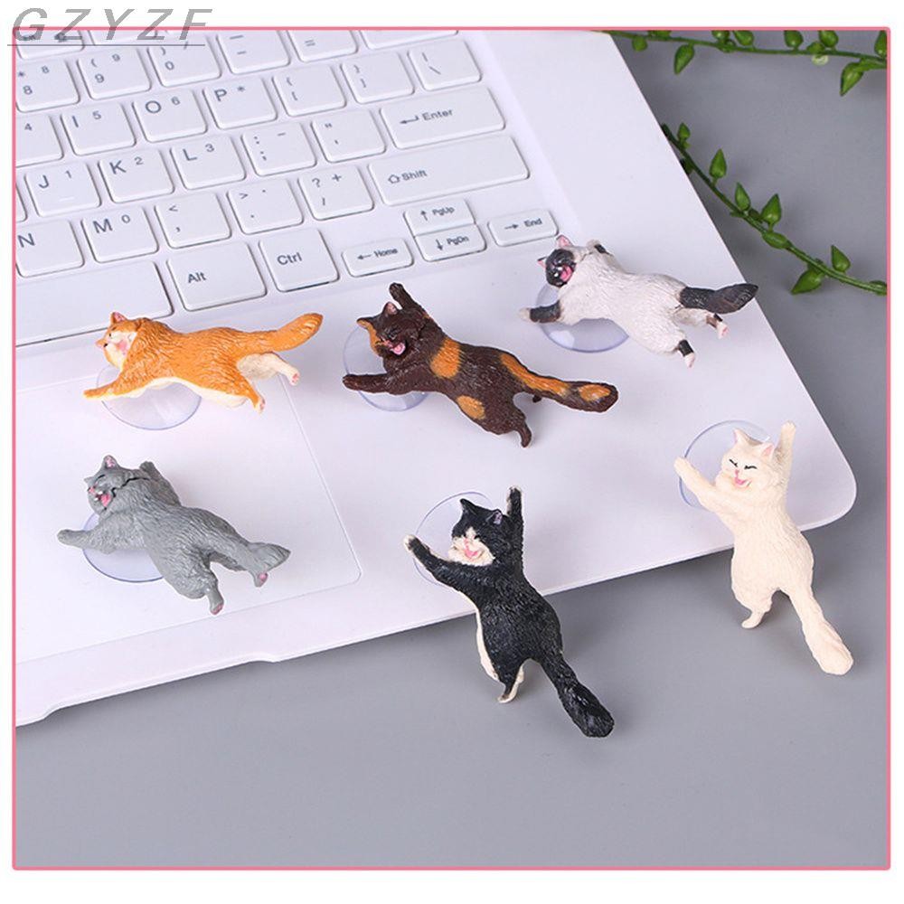 1pc Creative Cat Rescue Team Desktop Suction Cup Mobile Phone Struts Cartoon Car Phone Bracket Cute Phone Stents