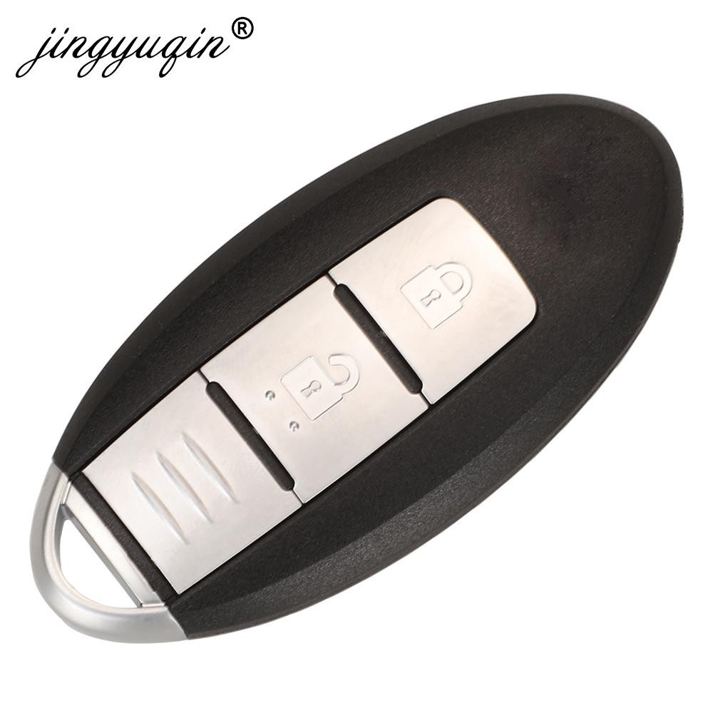 jingyuqin 3/4BTN Car Remote Key Shell For Nissan Cube Juke Versa Note X-trail Qashqai Sunny Juke Altima Tiida Murano Old Maxima