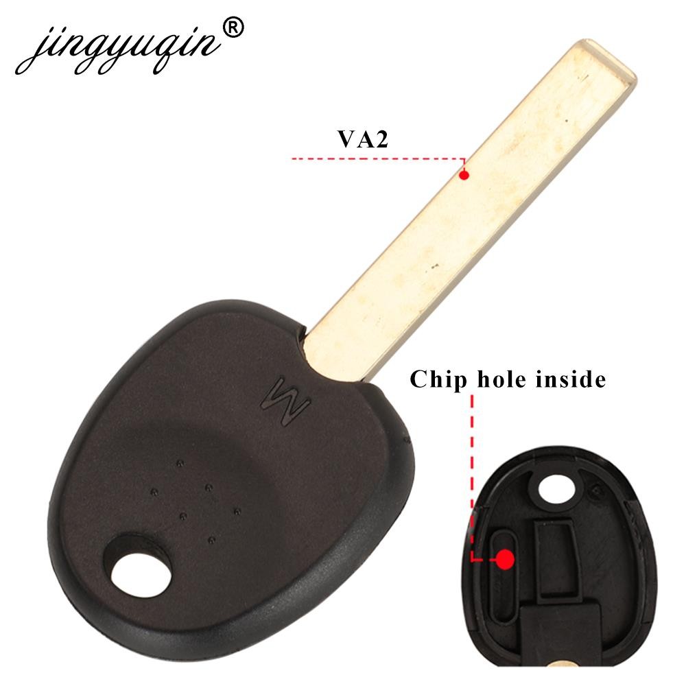 jingyuqin Blank Car Key Transponder Shell For Hyundai Accent Sonata NF Elantra Accent Coupe Getz H-1 Lavita Tiburontuxon Verna