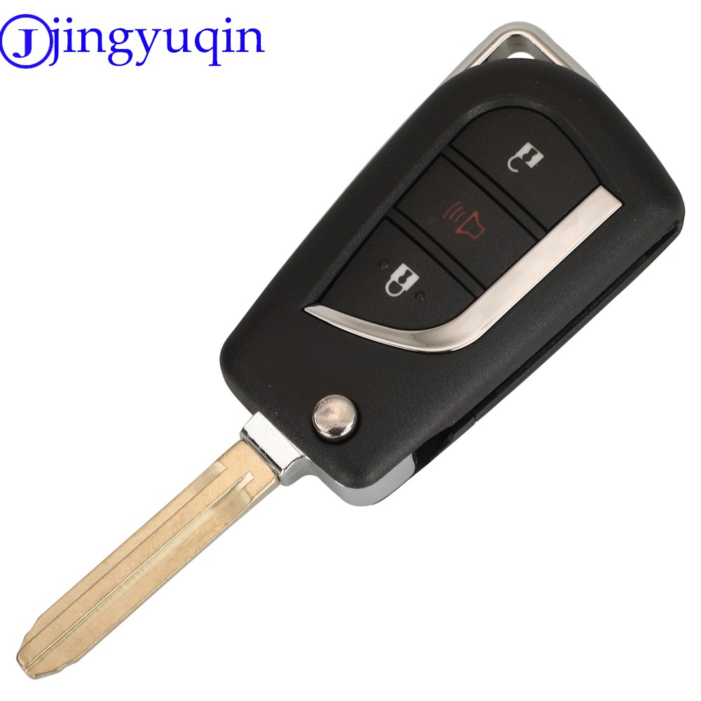 jingyuqin 314MHz ASK 3 Button Remote Key 4D67 Chip For Toyota FJ Cruiser Land Cruiser 2003-2009 FCC ID: HYQ12BBT TOY43