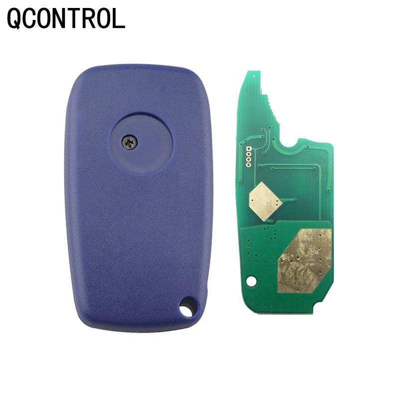 QCONTROL 2 BT ID46 Special Flip Remote Key For Fiat Panda 2003 2004 2005 2006 2007 2008 2009 2010 2011 2012 Replacement Genuine Key