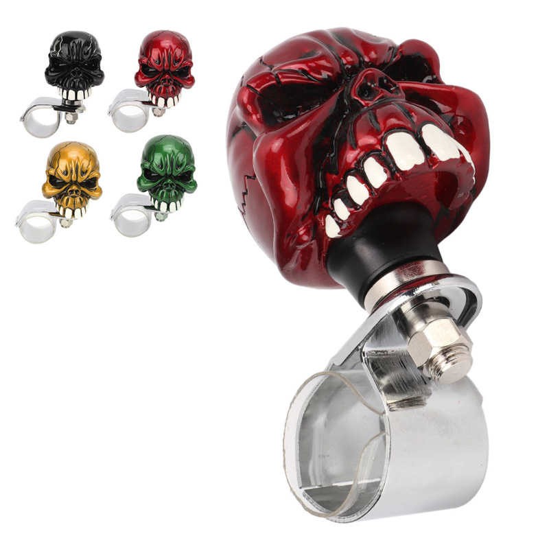 Steering Wheel Suicide Knob Skull Shape Car Steering Wheel Steering Wheel Spinner for Boats for Trucks